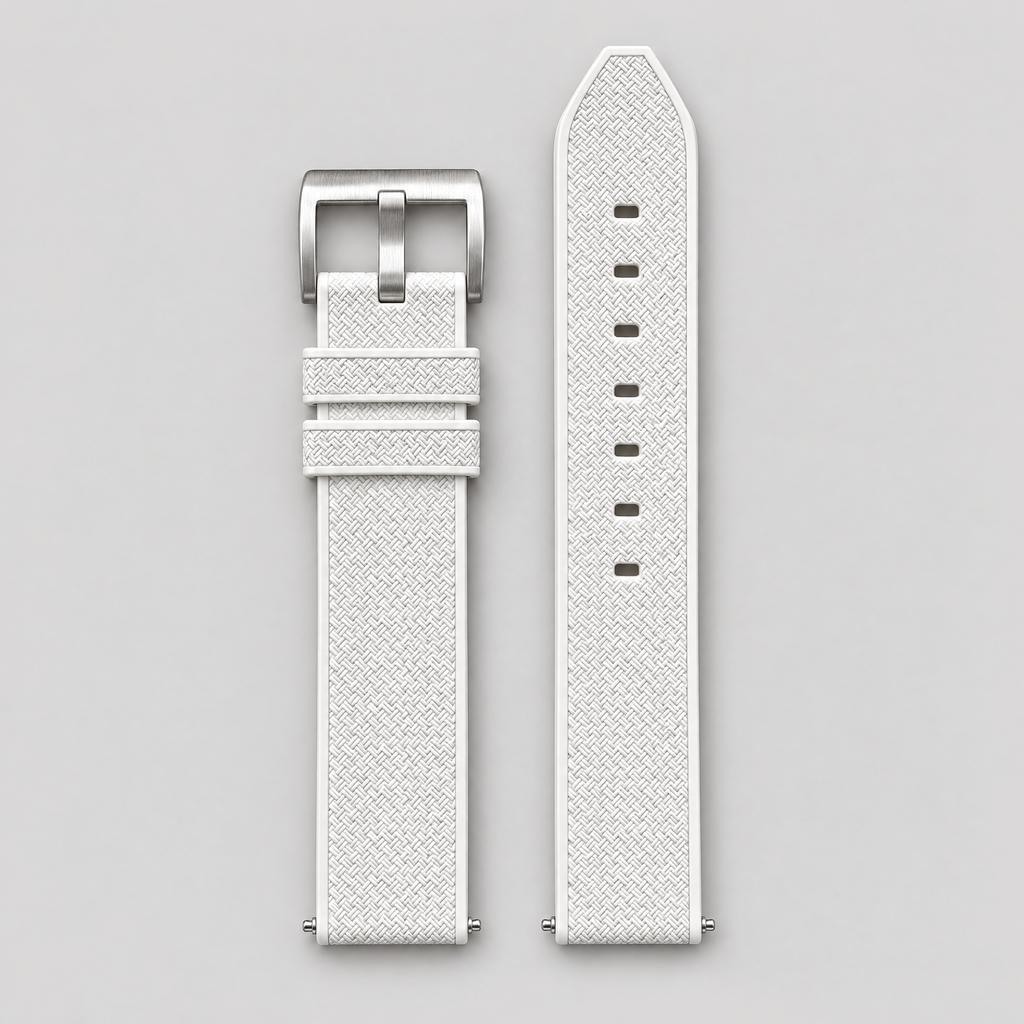 The FKM Dive Strap — White