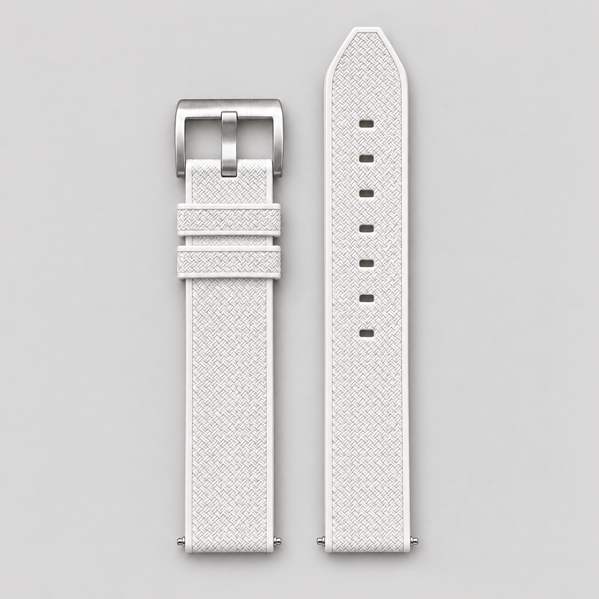 The FKM Dive Strap — White